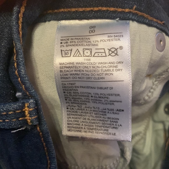 Women’s old navy original mid rise jeans in size 00, dark blue colour - Picture 5 of 5